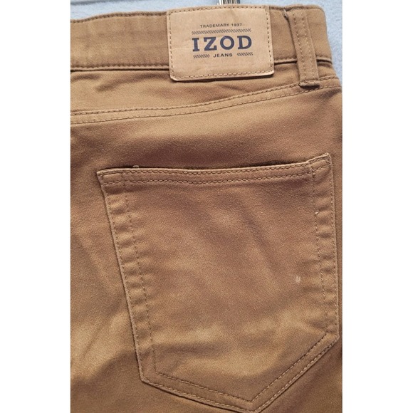 IZOD Comfort Stretch UltraFlex Soft Knit Denim Jeans Mens Size 32x34 Gorpcore - Picture 7 of 10
